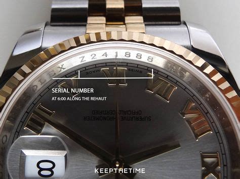 k series rolex|pre owned rolex serial numbers.